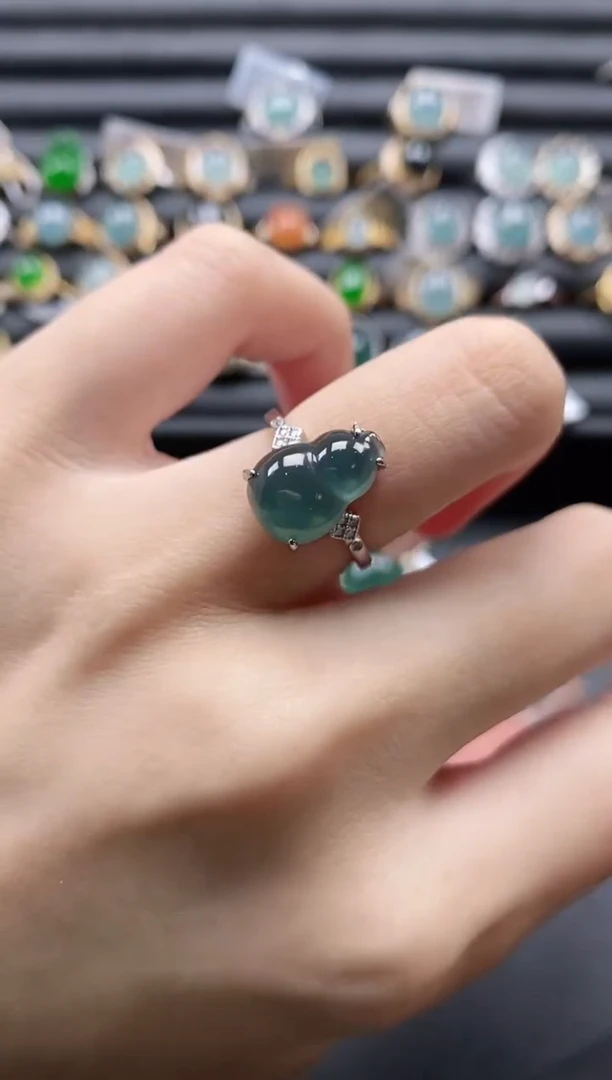 【闪购商品】翡翠戒指银S925镶嵌1111