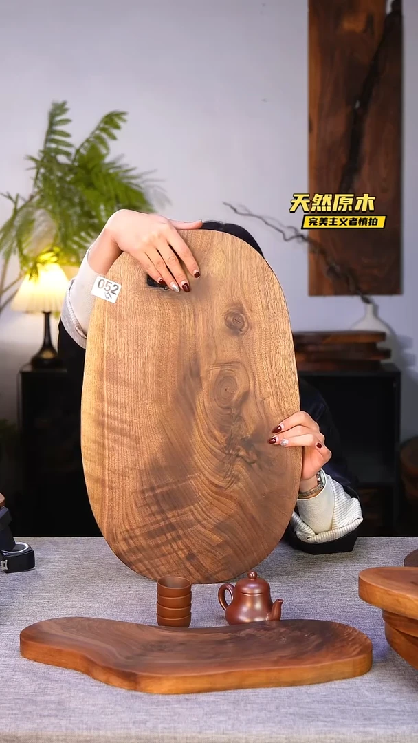 木北美黑胡桃原木.干裂疤结不属于商品质量问题完美主义者慎拍