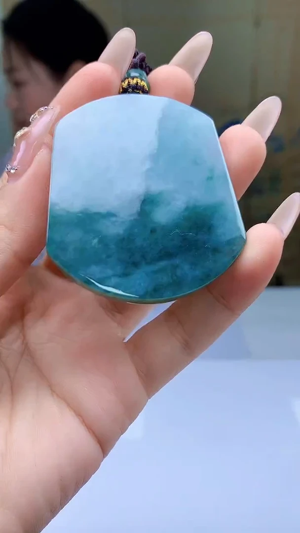 【闪购商品】定制翡翠未镶嵌4902ty-毛货挂件33