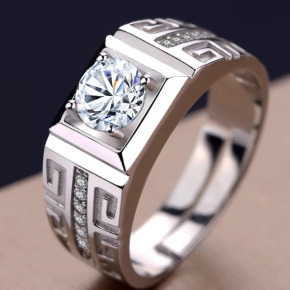 非金属珐琅戒指 帝王切男戒指