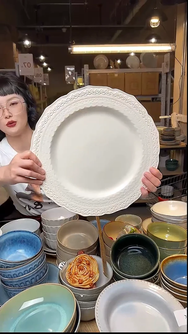 瓷223外贸尾货窑变釉下彩默外微瑕