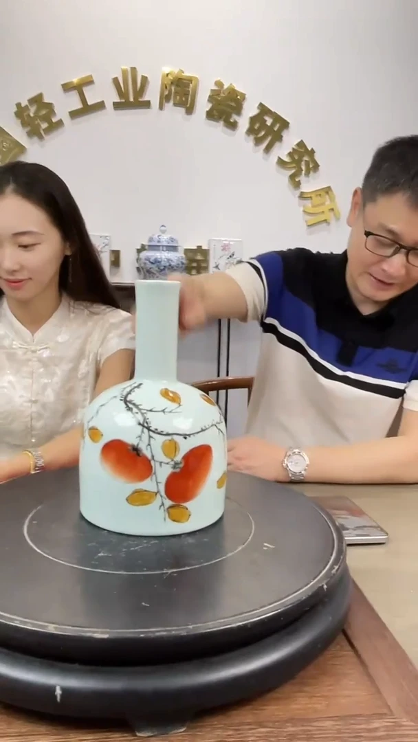 摆件景德镇陶瓷手工手绘摆件