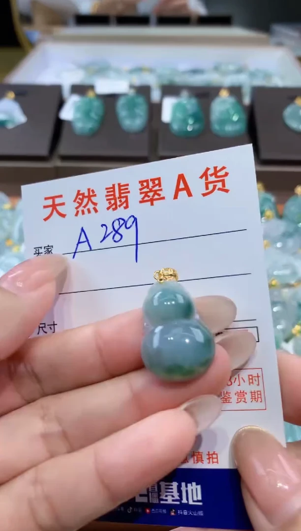 颈饰未镶嵌翡翠天然缅甸翡翠A货挂件