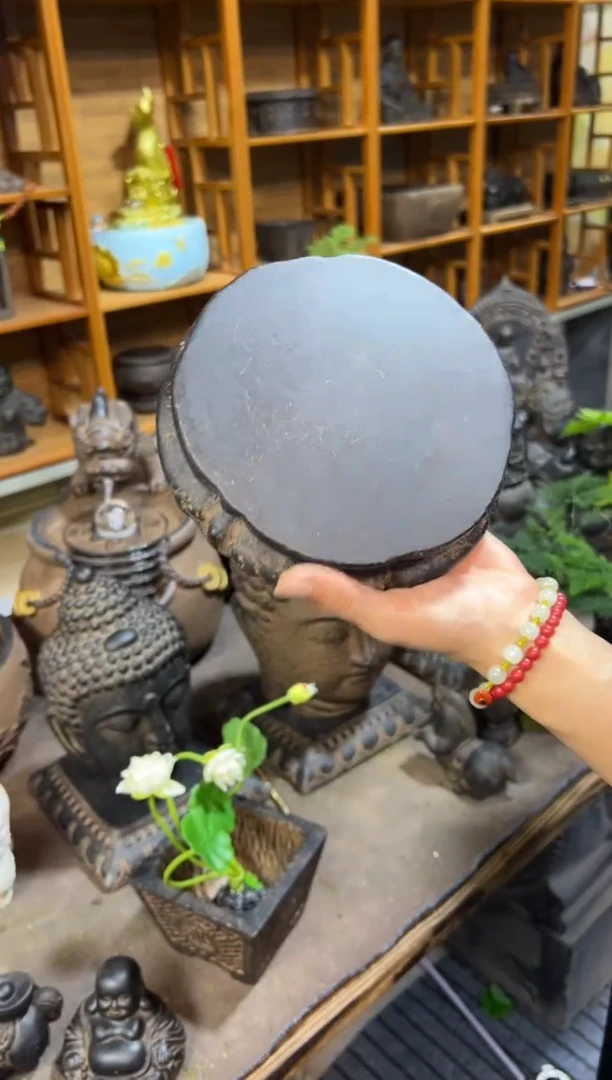 陶土【火山泥】金箍坛底座