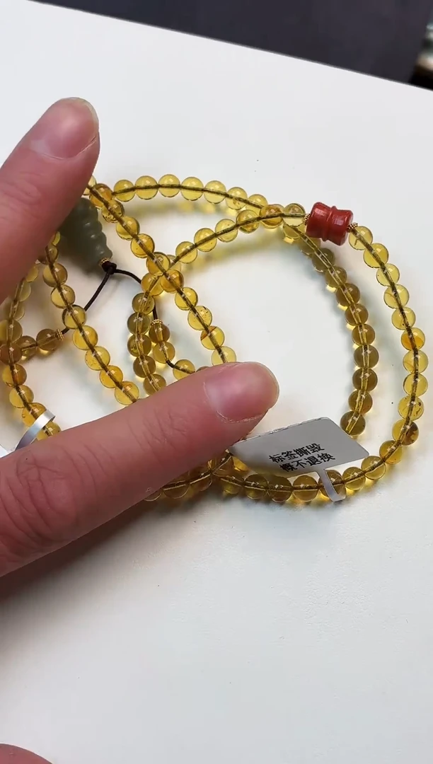 琥珀项链未镶嵌D13