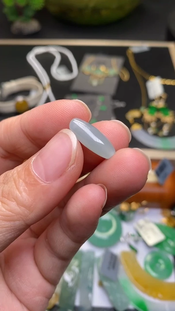 颈饰未镶嵌翡翠净货34589