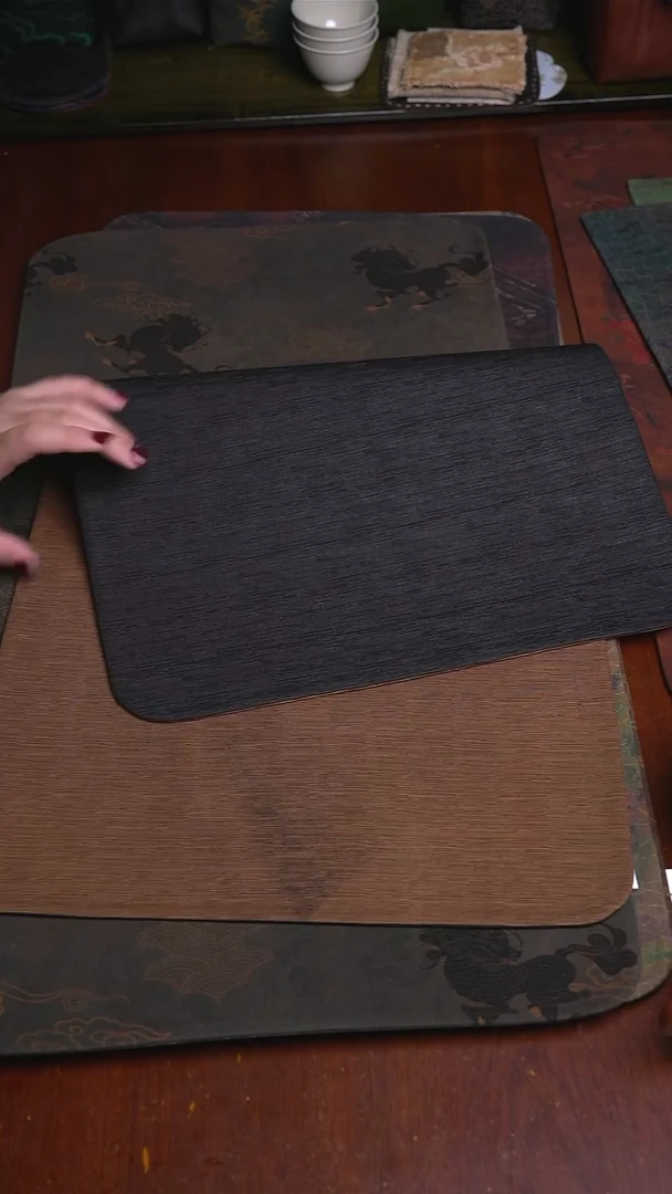 6533竹节纹双面香云纱