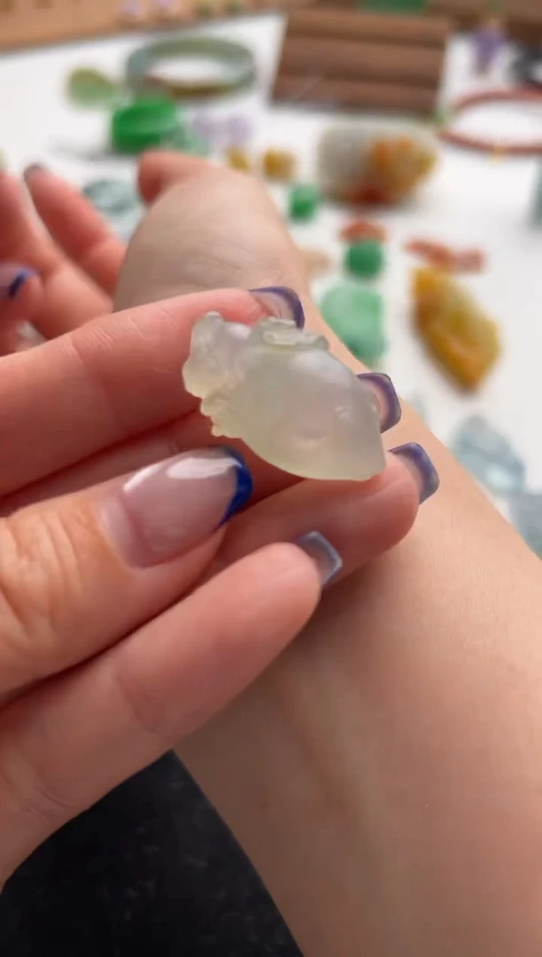 定制翡翠未镶嵌萝卜5800+580