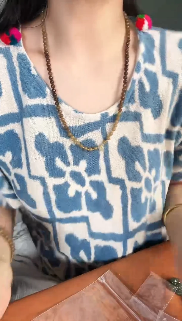 和田玉未镶嵌颈饰深糖和田百搭链