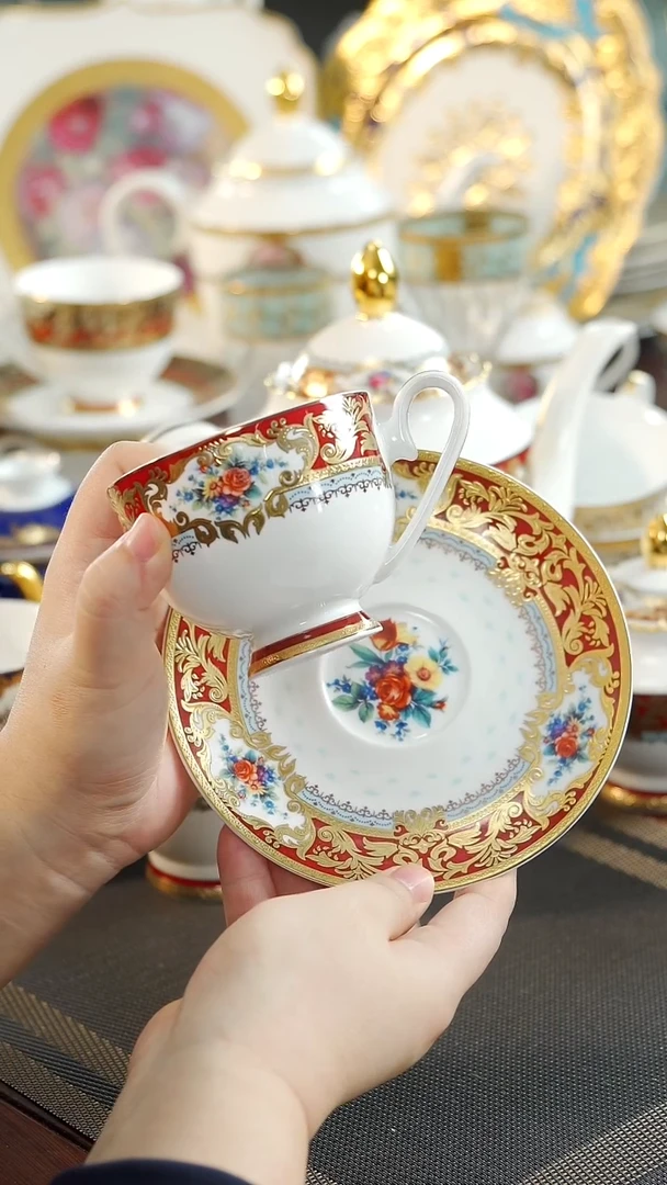 【闪购商品】瓷片两杯两碟 福利价福利价