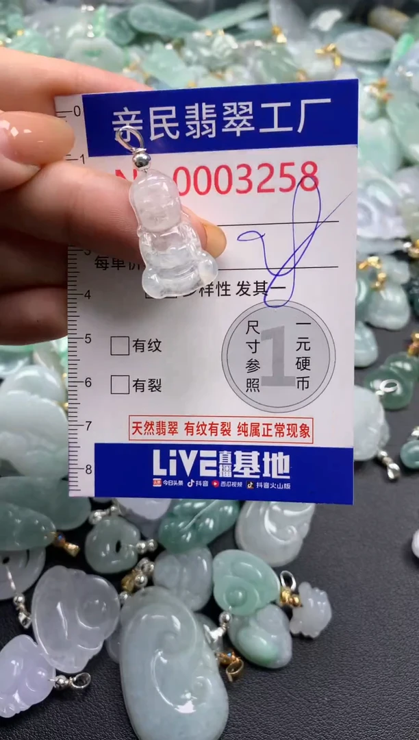 颈饰未镶嵌翡翠3258