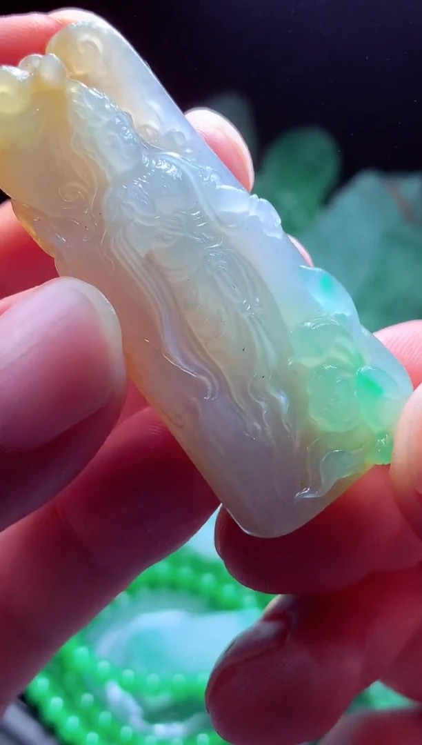 未镶嵌定制翡翠慕*#翡翠毛货定制