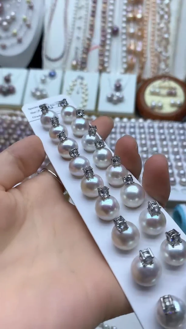 淡水珍珠银S925镶嵌吊坠(不含链)多样性发其一非无暇