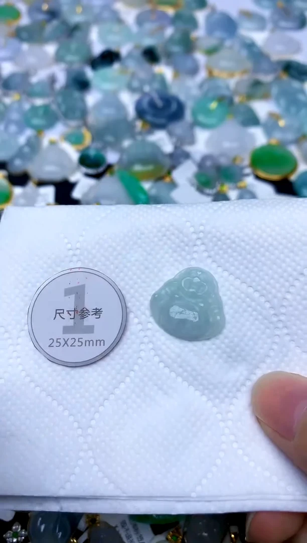 颈饰未镶嵌翡翠天然A货翡翠