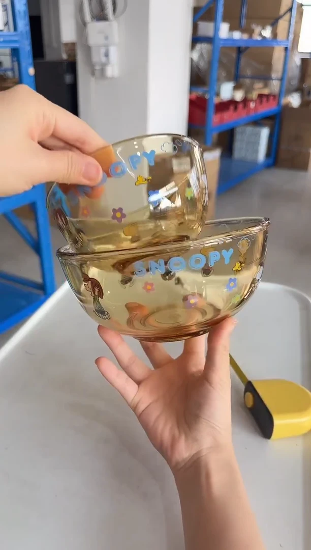 瓷片5+6.5英寸大小碗两件套