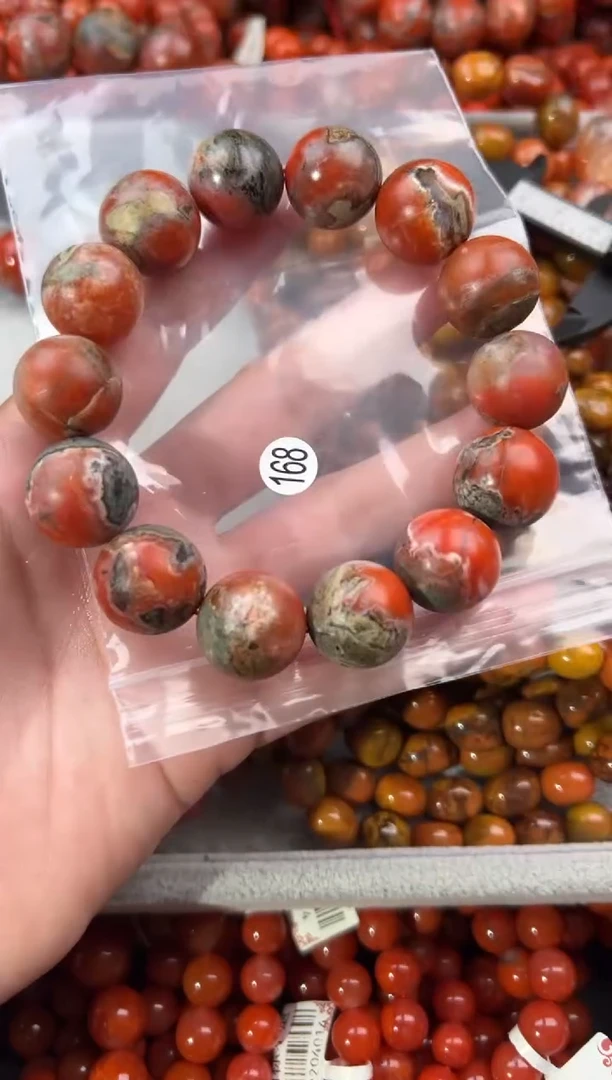 未镶嵌手串南红玛瑙17+