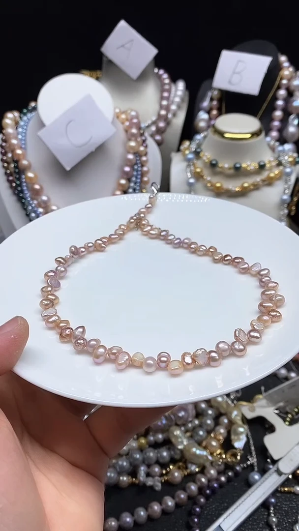 【闪购商品】淡水珍珠颈饰未镶嵌多人
