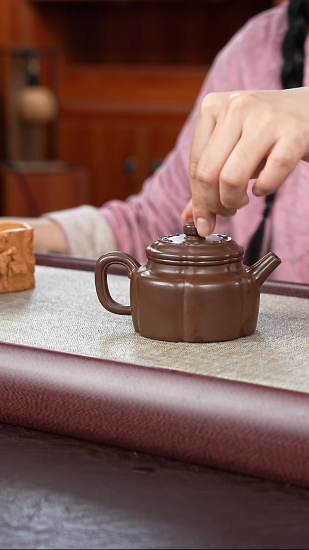 紫砂茶壶供春道婷婷紫砂16