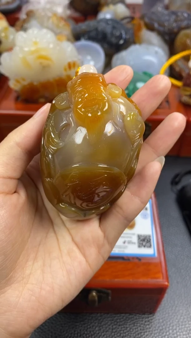 未镶嵌手把玛瑙/玉髓缘**好1