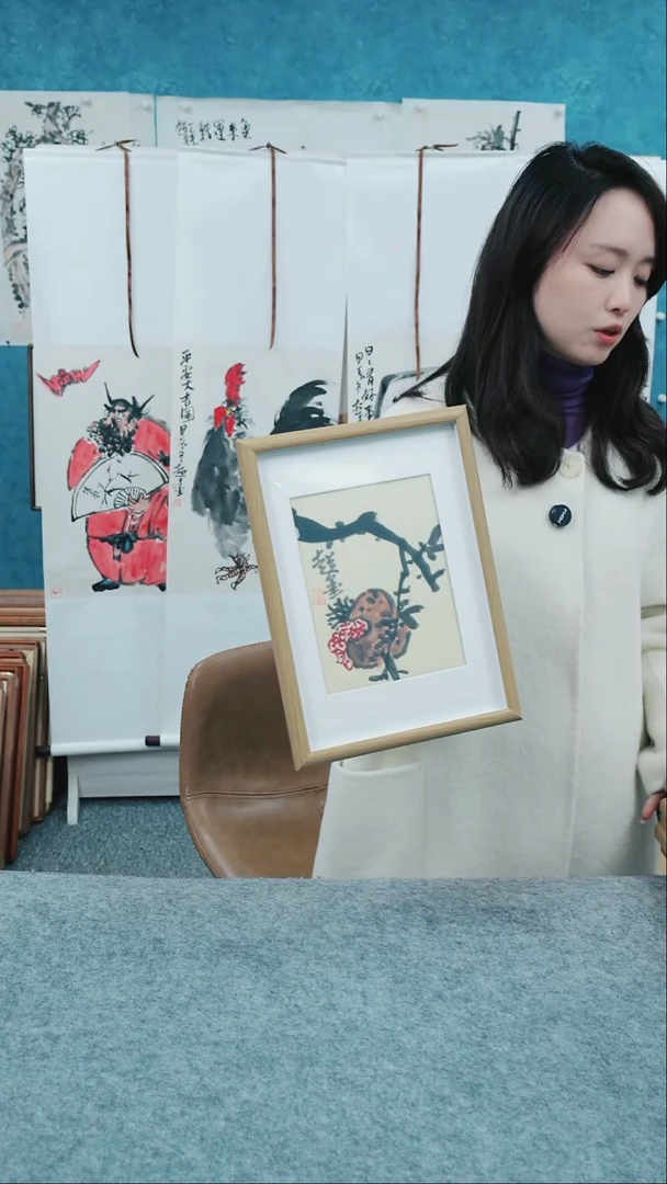 【闪购商品】国画10寸本土老师木质摆台