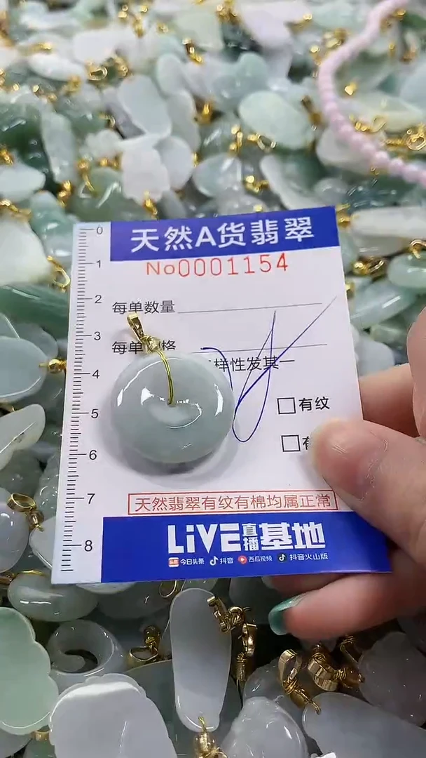 颈饰未镶嵌翡翠纯天然a货翡翠