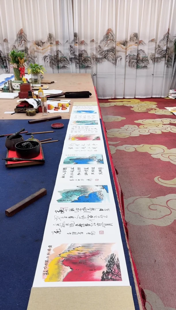 【闪购商品】书法萌 李亚南 陆盛 合作册页 证书锦盒