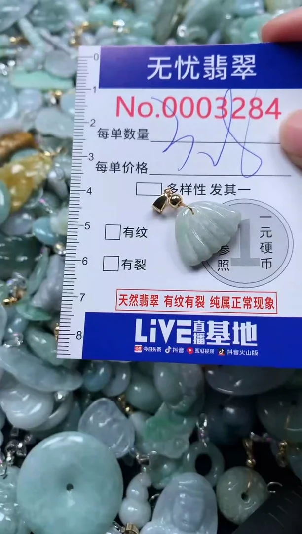 颈饰未镶嵌翡翠3284