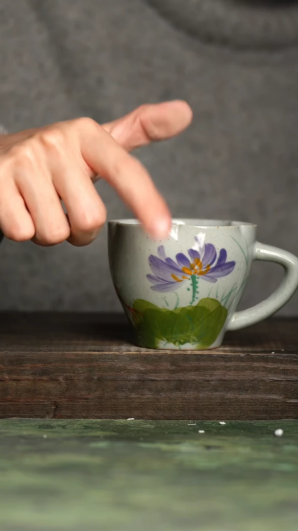 【闪购商品】杯青诗手工手绘瓷器