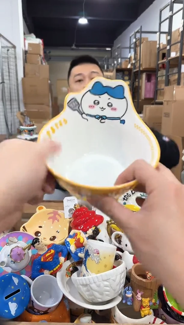 瓷片原盒小八沙拉碗
