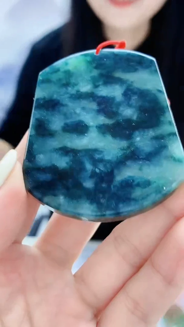 定制翡翠未镶嵌4812lr-毛货挂件190