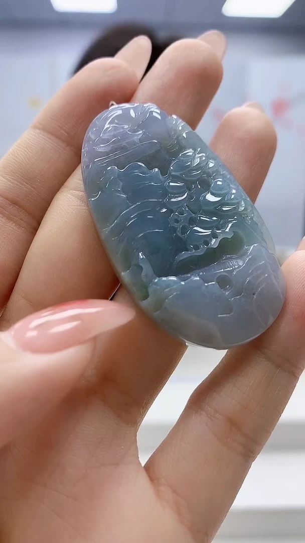 颈饰未镶嵌翡翠4688ty-jj挂件50