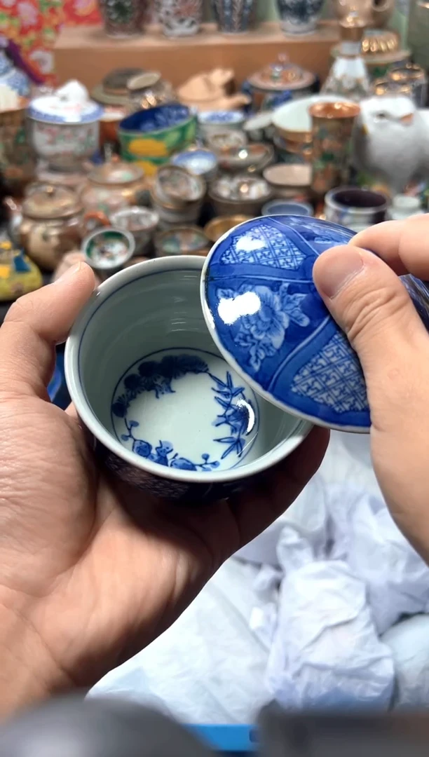 瓷片夏目海外回流瓷器中古品。