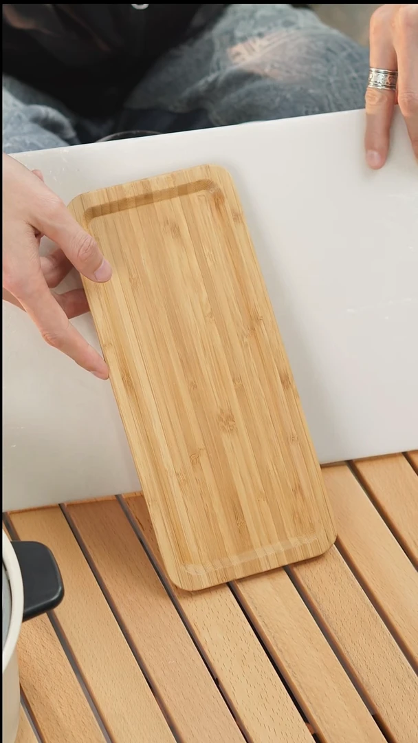 长方形小竹盘  0001691