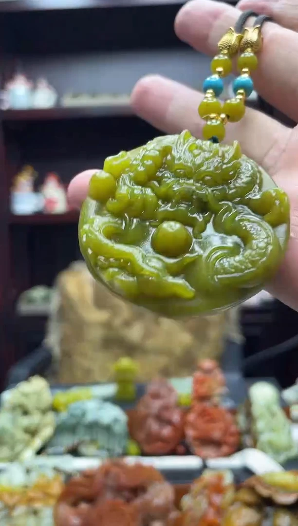 岫玉未镶嵌吊坠·多样性发货*拍一发一