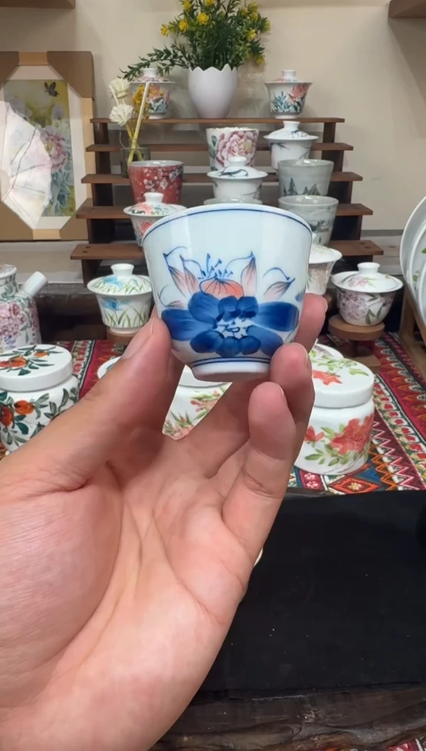 摆件瓷景德镇高温陶瓷清仓浮力