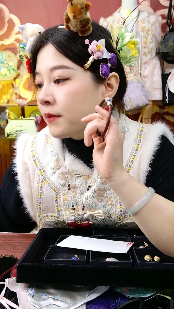 纯铜合金琉璃非遗首饰