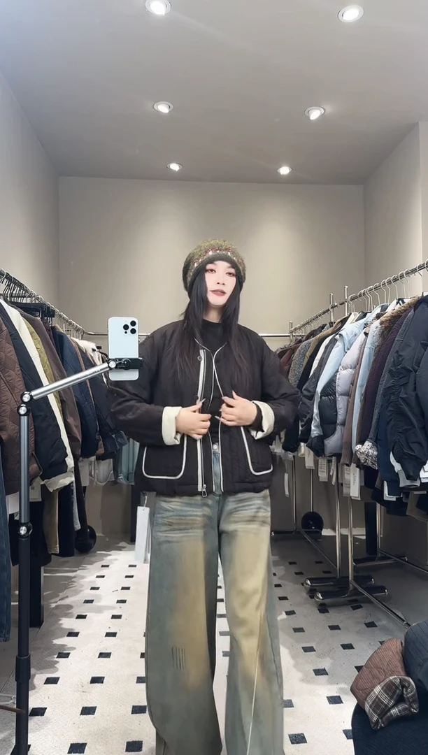 包边款咖色小棉服00