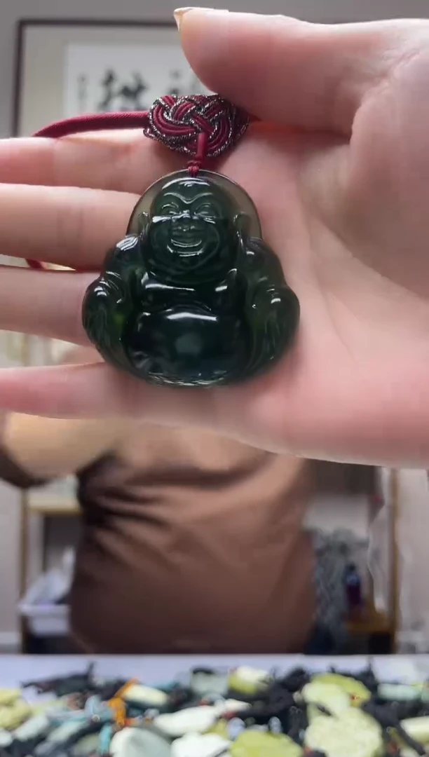 未镶嵌岫玉吊坠·