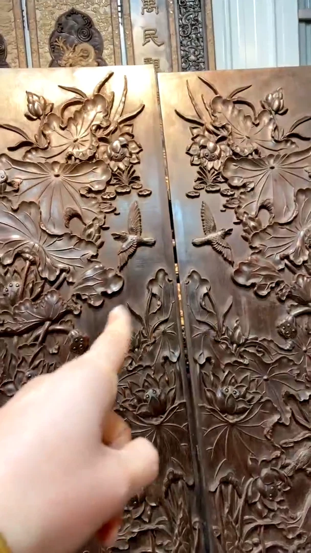 【闪购商品】木A634紫檀雕刻一直播间为准