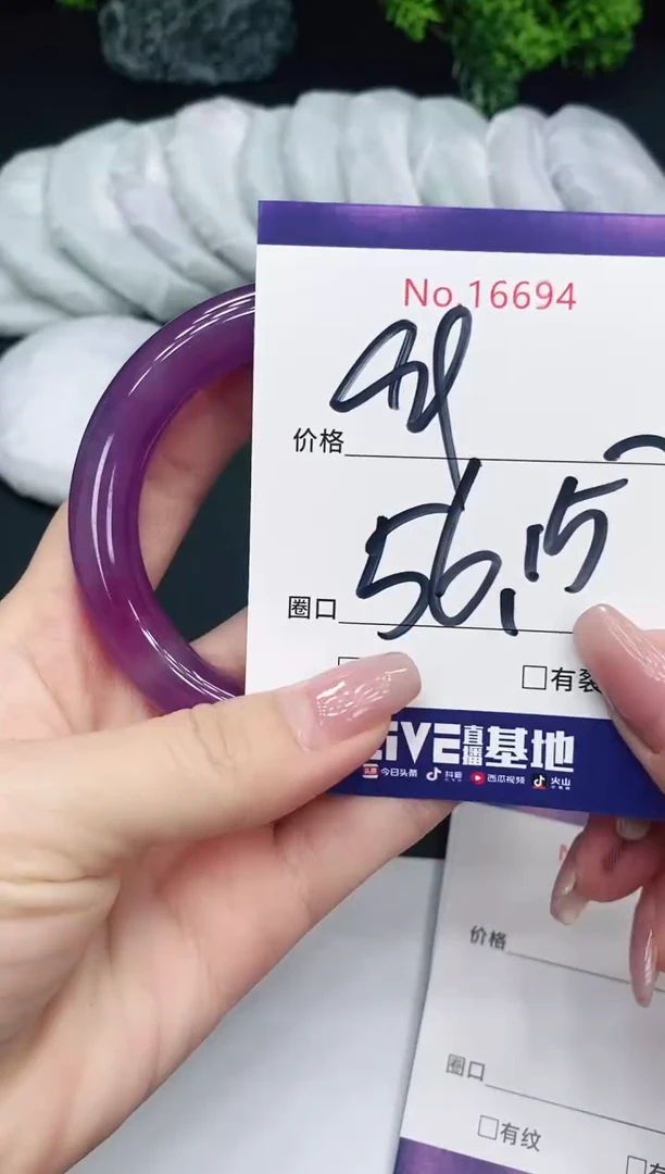 未镶嵌手镯翡翠16694
