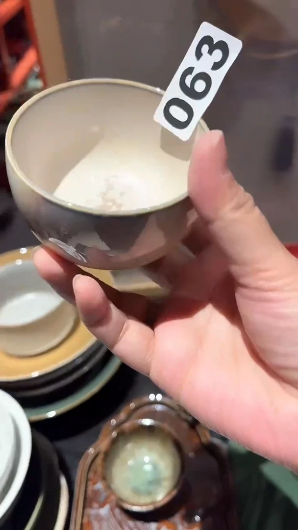 【闪购商品】碗063五彩釉茶杯