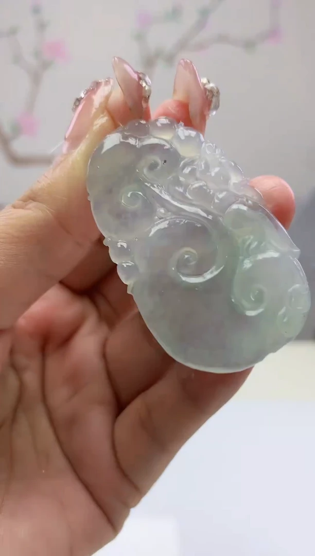 定制翡翠未镶嵌888xy-毛货挂件20