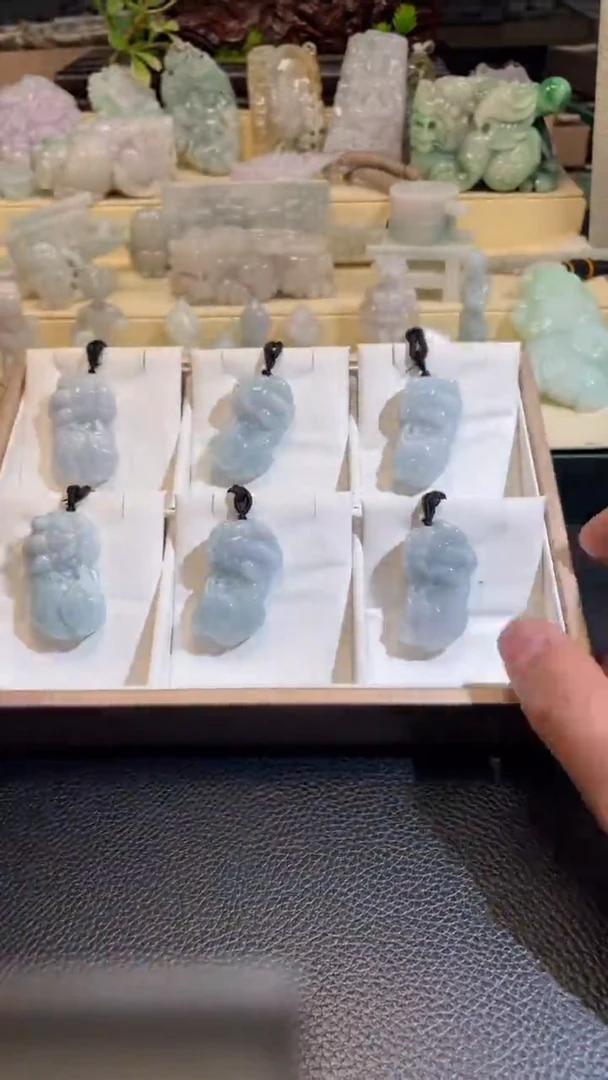 翡翠未镶嵌颈饰7/15/057多样性发其一