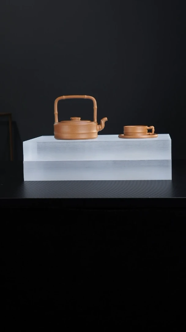 【闪购商品】紫砂茶壶竹段套组