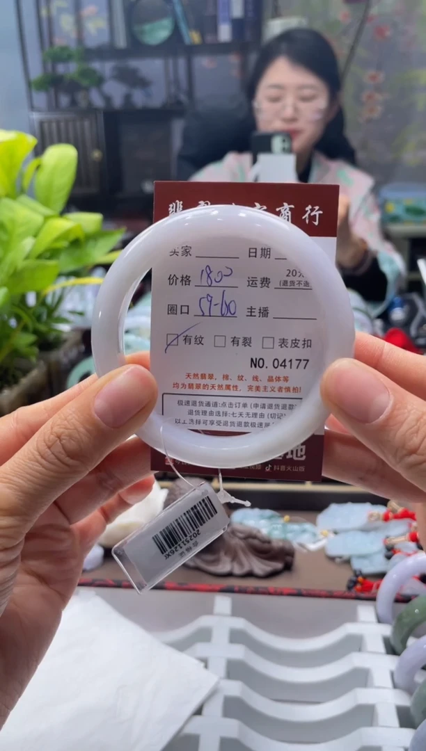 未镶嵌手镯翡翠4177