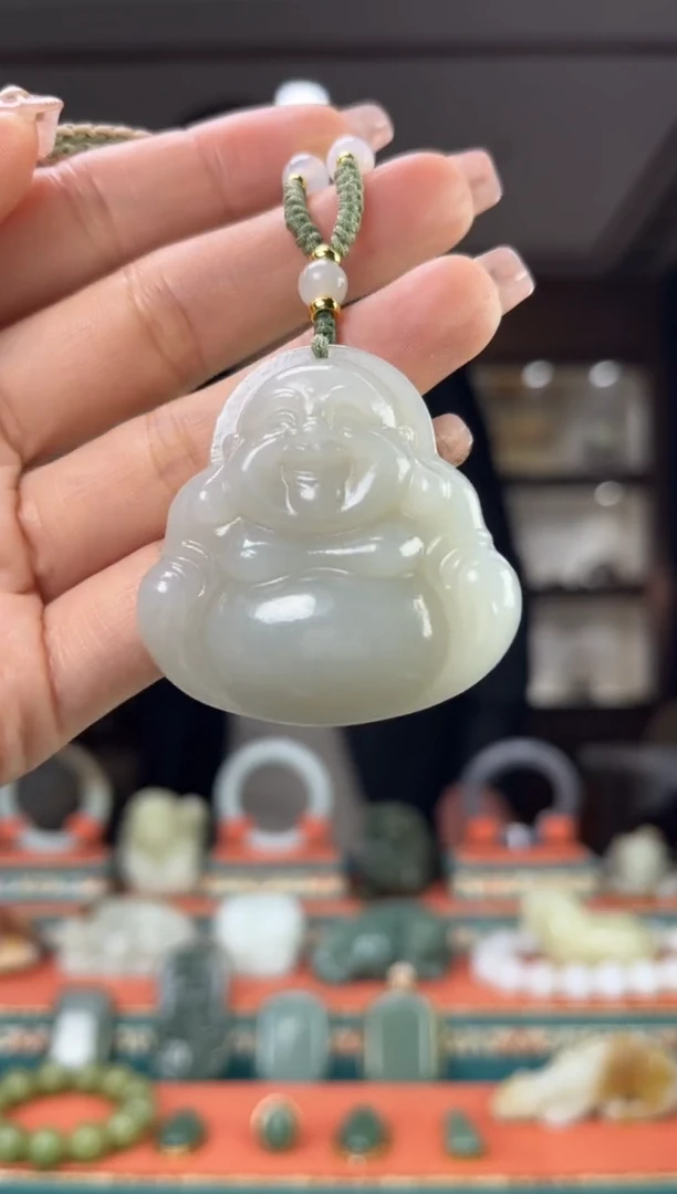 【闪购商品】和田玉颈饰未镶嵌佩佩45mm左右