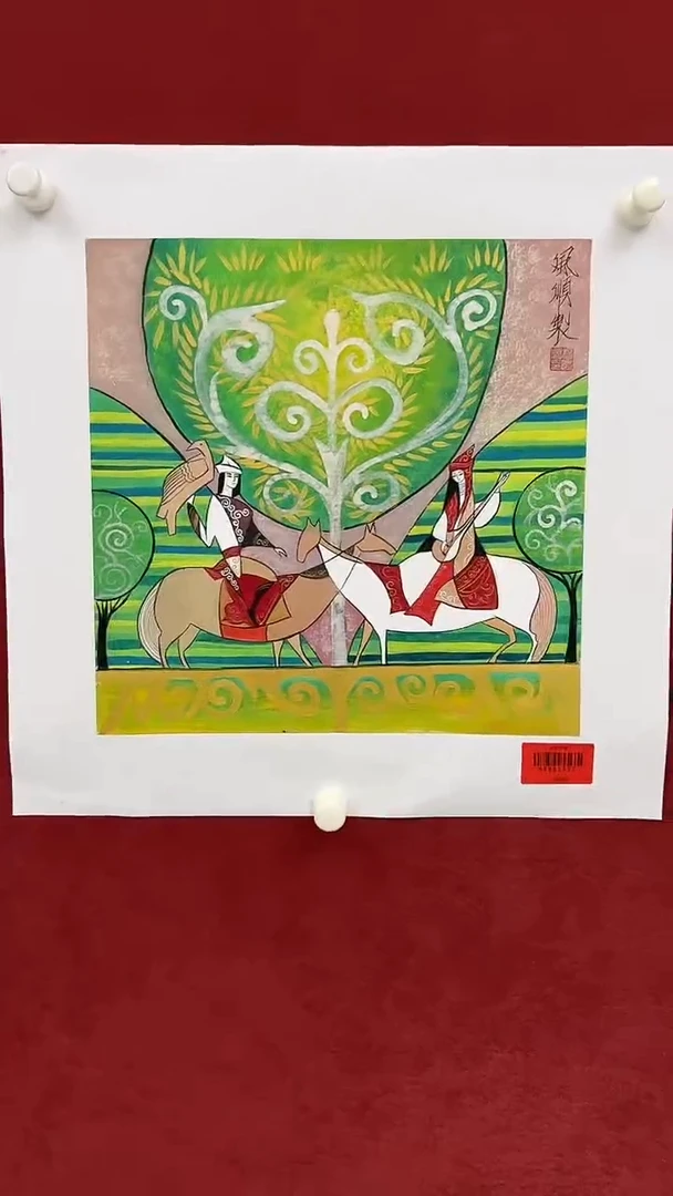 国画杨风顺-1平尺-人物