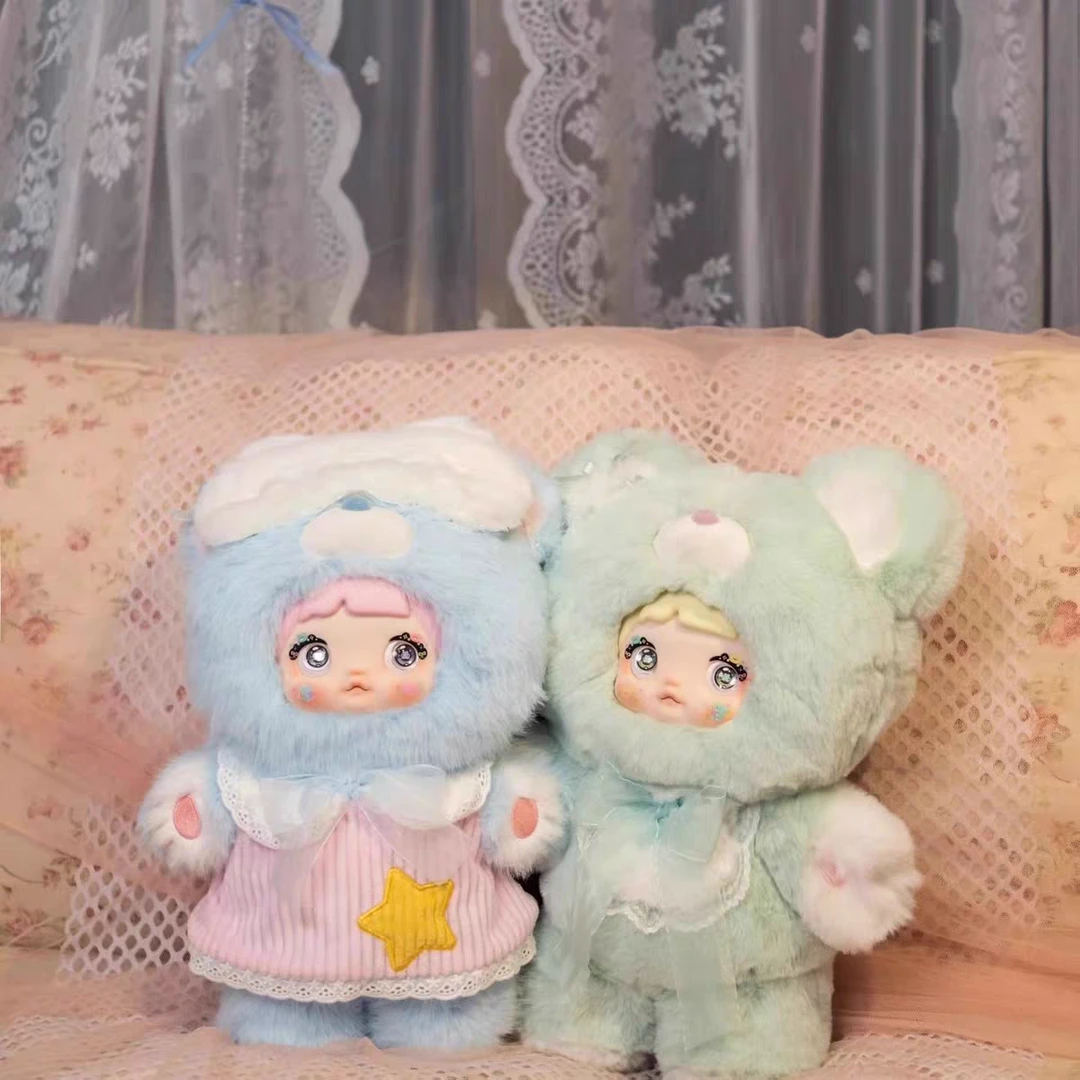 Nommi糯米儿400%大体晚安小熊毛绒盲盒手办潮流公仔摆件