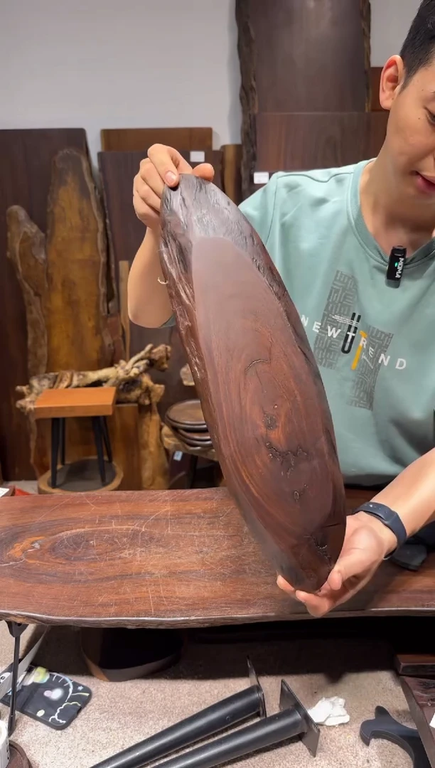 风车木（黑檀木）尺寸47*13*2.3编号815