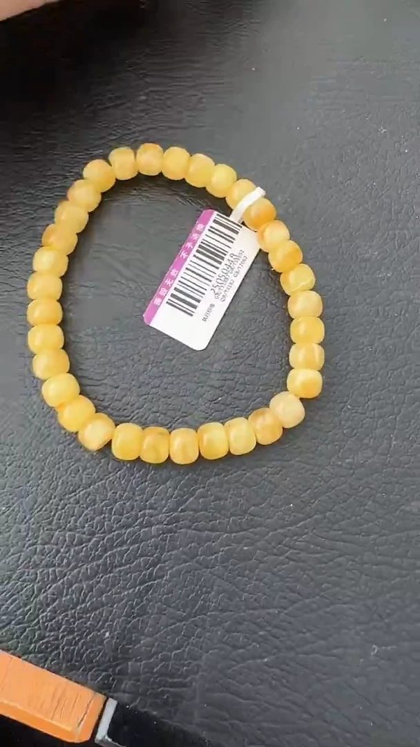 裸石蜜蜡未镶嵌荣倩手串